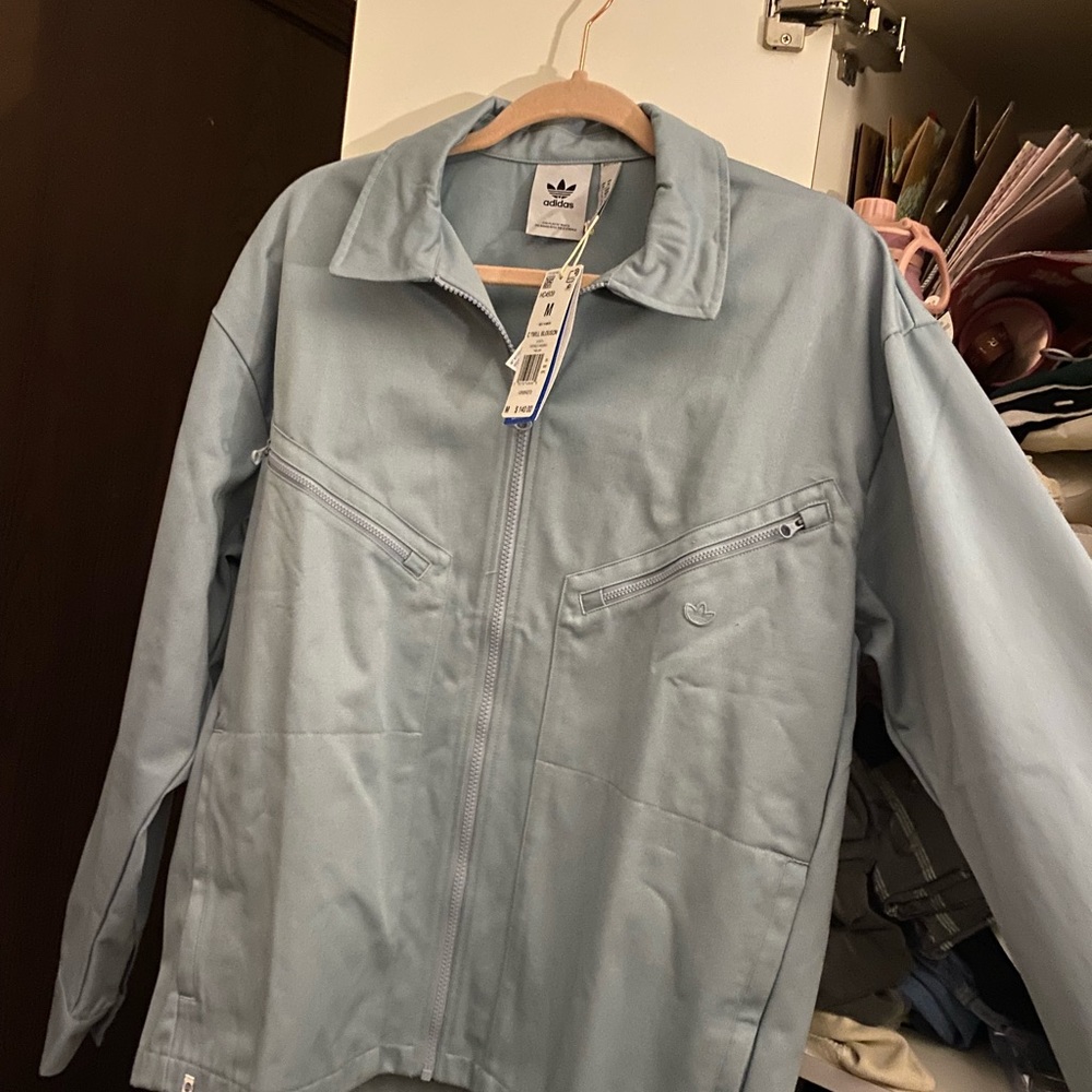 Blue adidas jacket